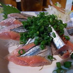 岸田屋 - サンマ刺し