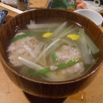 岸田屋 - イワシつみれ汁