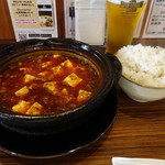 素晴らしい土鍋麻婆豆腐