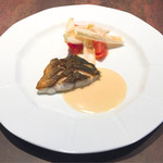 ル ボークープ - 黒鯛のポワレ　帆立ソース