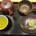 山本山 - 煎茶と和菓子 700円