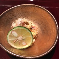 棗 別邸 - 蟹味噌和え