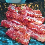 和牛焼肉 土古里 - 肩ロース　1.5倍増しで＋500円