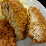 とんかつまるや 有楽町店 - メンチカツ（アップ）