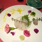 創作Dining Sushi　きくち - ヒラメのお刺身