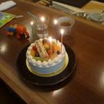 申虎 - カフェ ベーネさんの誕生日ケーキ