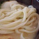 本場かなくま餅 福田 - 本場かなくま餅 手打うどん 福田（アン雑煮うどん 小 味噌）