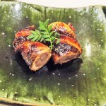 新ばし 星野 - 牛蒡の穴子巻き