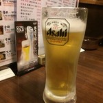 モツ兵衛 - 生ビール