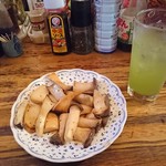 いちりん - 緑茶ハイ＆エリンギバター