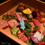 焼肉yamazon - 「牛タン、内もも、イチボ、カブリ、ハラミ、肩ロース、リブロース」