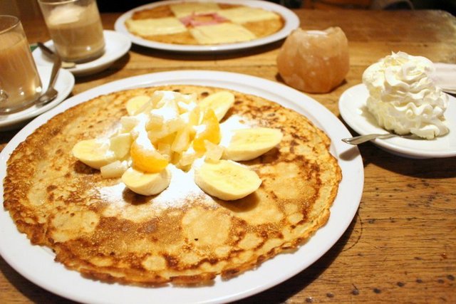 オランダの伝統料理 パンケーキは食事にも By Spekey Cafe T Singeltje Old Dutch Pancake House アムステルダム パンケーキ 食べログ