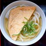 手打ちうどん 清水屋 - かけそのまま+お揚げ