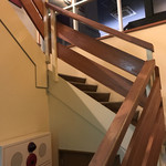 とんとん農場レストラン - 1階への階段