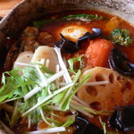 カレー気分 - チキン野菜お正月バージョン（餅入りです1080円）