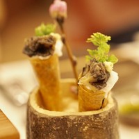 イル ギオットーネ 京都本店 - 鮑と蕪のコルネ