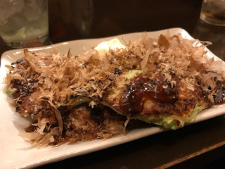 Kasanchi - 山芋キャベツ焼き 500円。