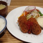 いっかく食堂 - 蟹クリームコロッケ定食☆880円