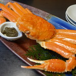 旬魚たつみ - 活 若松葉かに 特大 1,800円（茹でたて）