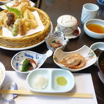 旬魚たつみ 岩美本店 - 天婦羅御膳　1,500円