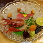 日本料理なにわ - お造り　河豚の、刺身がすごい❗