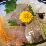 升かね - 201702 升かね ★本日のランチ 刺身（750円）★刺身