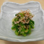 季節料理 魚竹 - 房州菜の花からし和え