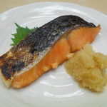 季節料理 魚竹 - 銀鮭塩焼