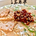 元祖 名島亭 - とんこつにはごまだ！  ブチまけろ！  #BCMKR!