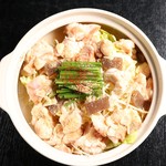 花厨 - 特製白湯もつ鍋