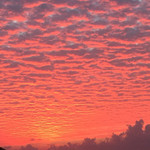 レストラン エタデスプリ - 朝焼けが幻想的でした