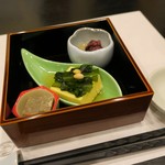 和海味処 いっぷく - 先付です　手が込んでいます