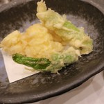 和海味処 いっぷく - 白子天婦羅です