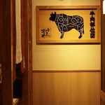 Kokusangyuu Yakiniku Nikushou Sakai - 牛の部位をお知らせ。※写真は系列店になります。