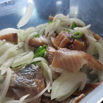 「いぶりニシン」頭と小骨取ってマリネにしたよ♪(2017年2月)