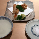 ぎおん 阪川 - ぐじの唐揚 ２個