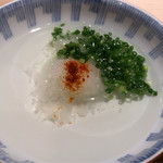 ぎおん 阪川 - 吸い地に薬味を大胆に放り込む