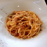 Italian シチリナ - 美味茶地鶏と大根の山椒トマトソース