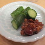 すし おおの - 妻の好物のもろきゅう。