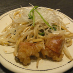 時分時 - ●マル腸のもやしそば(ハーフサイズ)