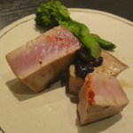 時分時 - ●ヨコワの鉄板焼きと銀杏