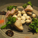 時分時 - ●ヨコワの鉄板焼きと銀杏