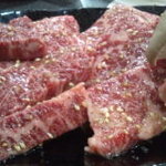 農田地 - トモサンカクとハラミの盛り合わせ