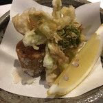 松うら - 天ぷらです。