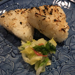 松うら - シメのおにぎり。