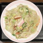 リンガーハット - 野菜たっぷり皿うどん 690円 の国産野菜367g