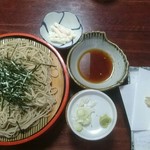 タカラ食堂 - 天ざるそば(税込み1150円)