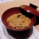 生うにのパスタ