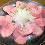 炭火焼肉 やまもと - ネギタン×２（3,240円）