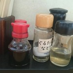 カウンター席にて